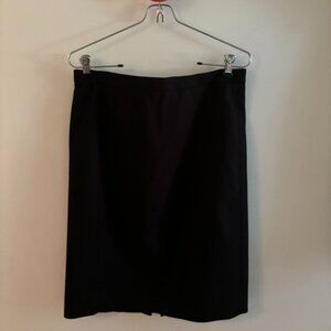 J. Crew Black Cotton Pencil skirt